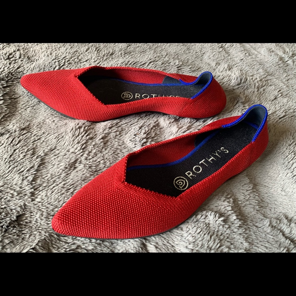 Rothy’s, The Point, in chili pepper red